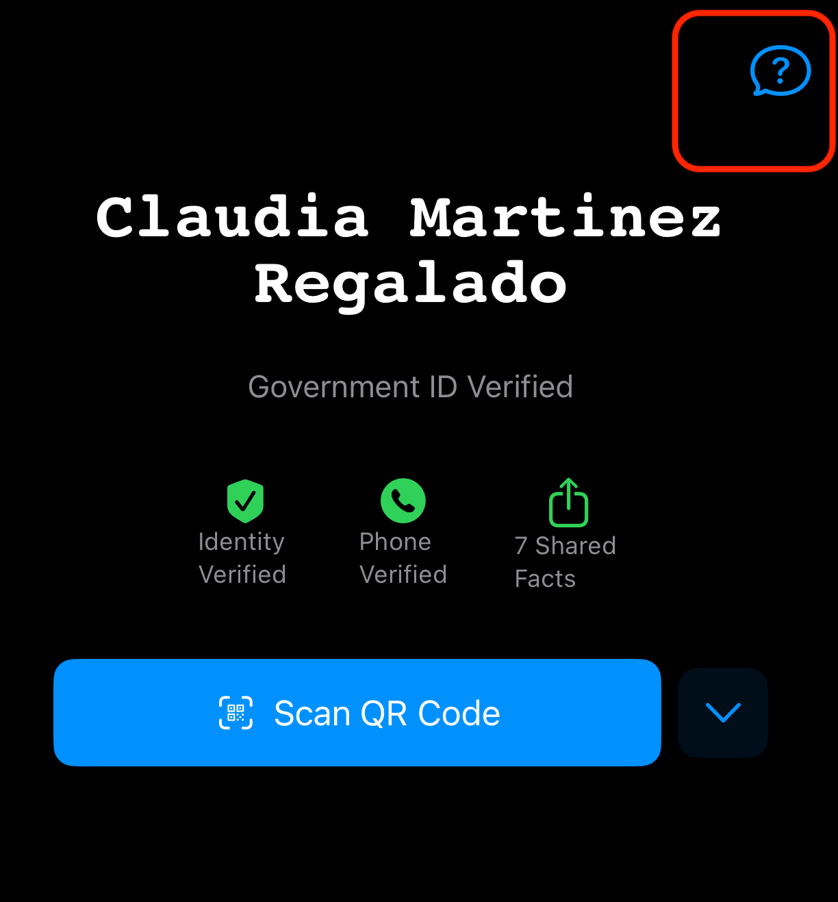 Help button in the Polyguard Mobile app