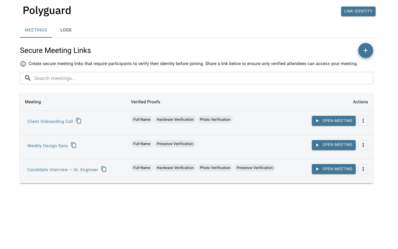 Polyguard panel in Zoom